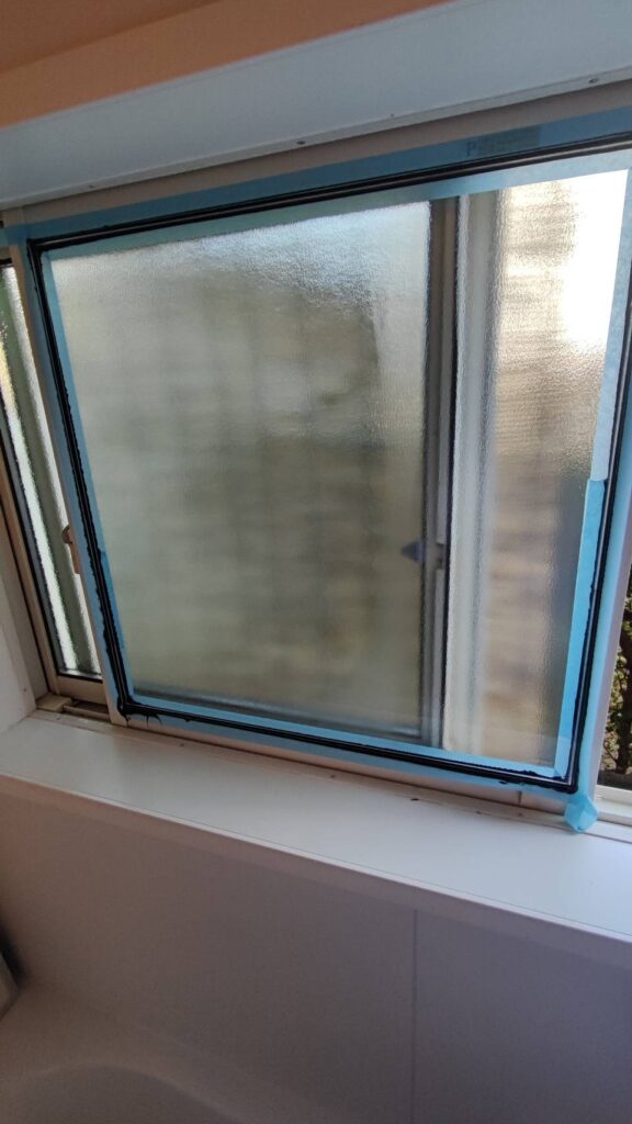 ペアガラスコーキング施工 防府市