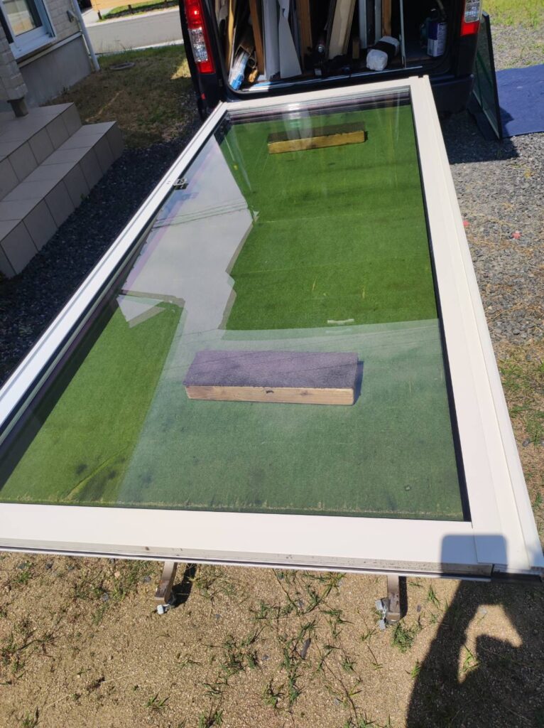 山陽小野田市 ペアガラス交換後