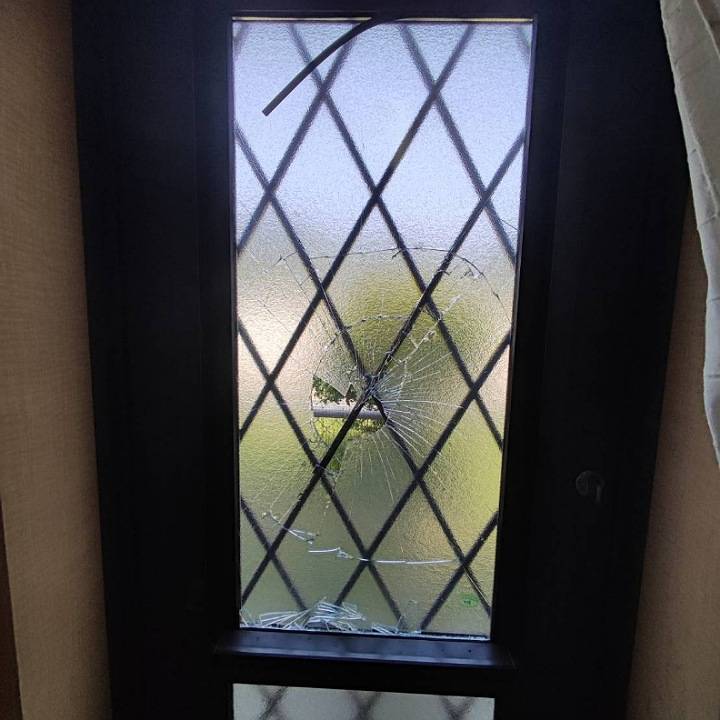 防府市のペアガラス交換前